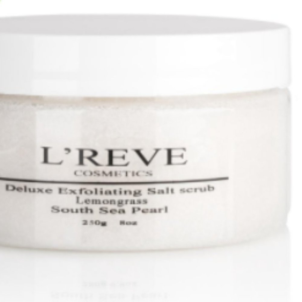 L'reve Pearl Infused Salt Scrub - Lemongrass